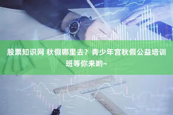 股票知识网 秋假哪里去？青少年宫秋假公益培训班等你来哟~