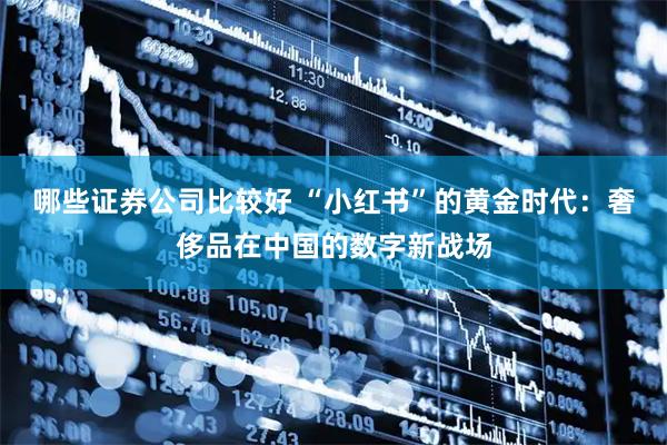 哪些证券公司比较好 “小红书”的黄金时代：奢侈品在中国的数字新战场