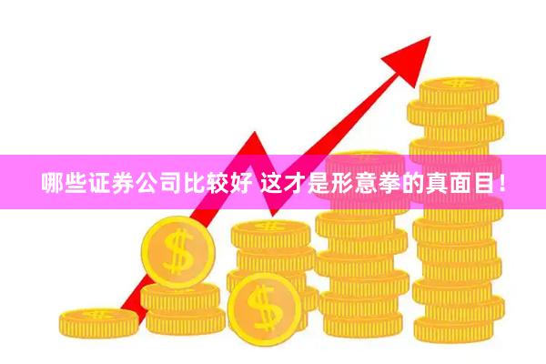 哪些证券公司比较好 这才是形意拳的真面目！